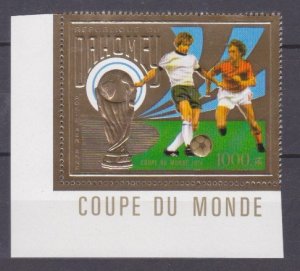 1974 Dahomey 586gold 1974 FIFA World Cup in Munich 15,00 €