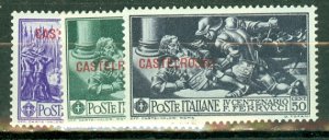 F: Castellorizo 75-9 mint CV $50; scan shows only a few