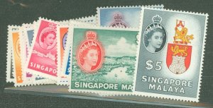 Singapore #28-42  Single (Complete Set)