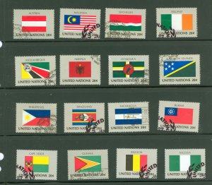 United Nations #374-89 Used Single (Complete Set)