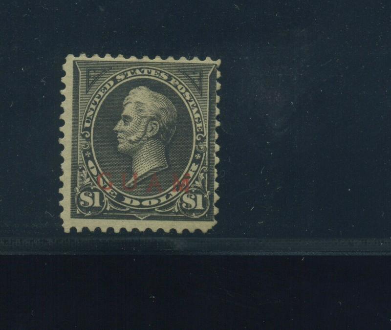 Guam Scott #13 Overprint Mint Stamp w/PF Cert (Stock Guam #13-PF2)