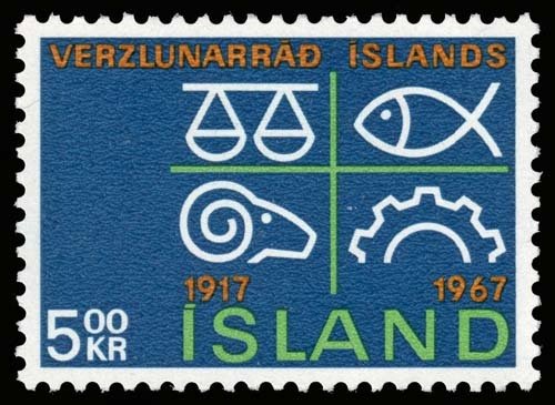 Iceland - Scott 392 - Mint-Hinged