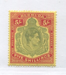 Bermuda KGVI 5/ perf 13 1/2 mint o.g. hinged