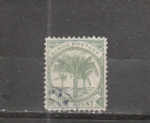 Samoa  Scott#  11f  Used  (1897 Palms)