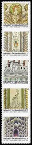PCBstamps  US #4968/4972a Strip $2.45(5x{49c}Martin Ramirez, MNH, (7)
