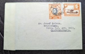 1948 British KUT Nairobi Kenya to Bratislava Czechoslovakia Jozef Kalmus