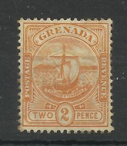 Grenada 1906 Sg 79, 2d Orange, Lightly Mounted Mint [1232]