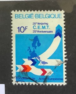 Belgium 1978 Scott  1006 used - 10fr, CEMT, European Transport Ministers'...