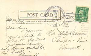 United States Vermont Thompson Point 1909 4a-bar Receiver  1899-1921  PC  Sma...