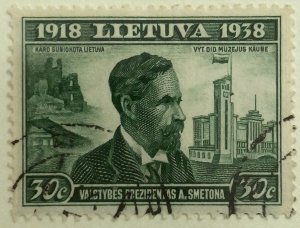 AlexStamps LITHUANIA #307 VF Used 