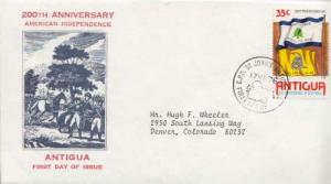 Antigua, First Day Cover, Americana