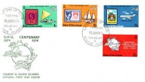 Gilbert & Ellice Islands, Worldwide First Day Cover, U.P.U. Universal Postal ...