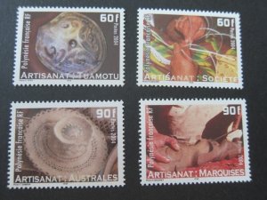 French Polynesia 2004 Sc 874-77 set MNH