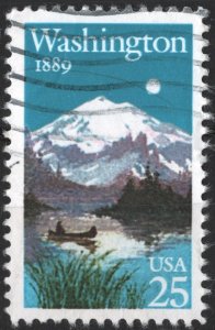SC#2404 25¢ Washington Statehood (1989) Used