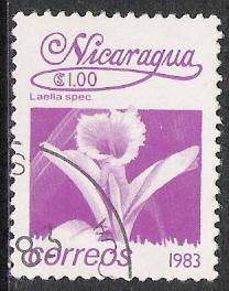 Nicaragua #1214 Local Flowers CTO NH