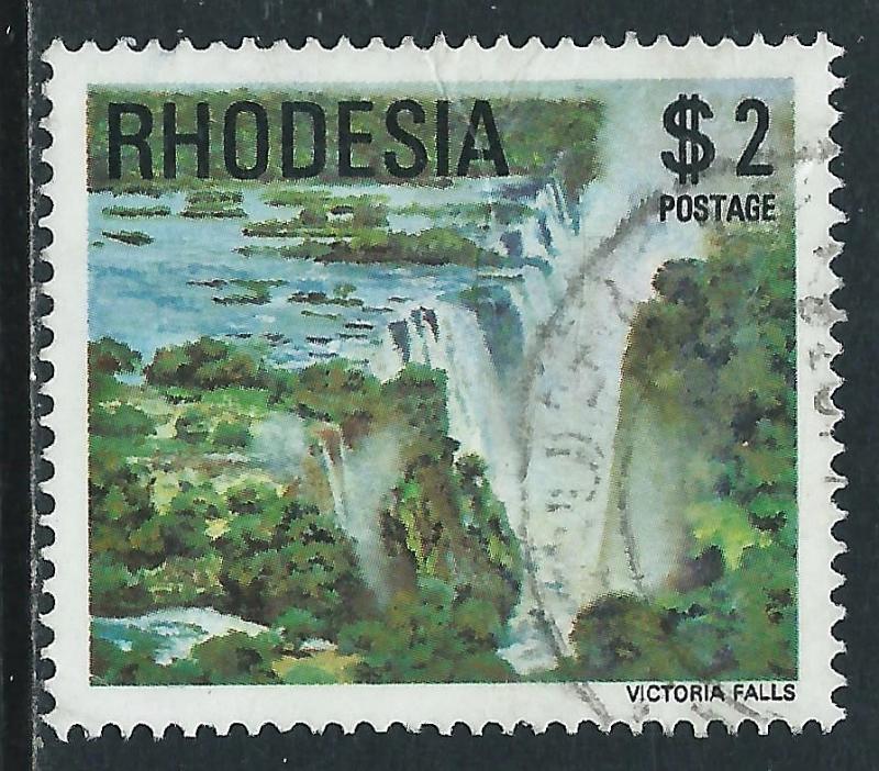 Rhodesia, Sc #407, $2 Used