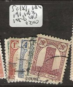 MOROCCO SC 200, 203,212, 214, 217-218      VFU       P0130B  H