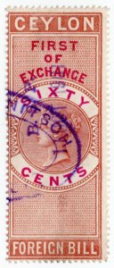 (I.B) Ceylon Revenue : Foreign Bill 60c (First)