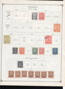 HS&C: Paraguay BoB Stamp Lot Approx Cat $135 Airmail,Semi-post , Interior Office