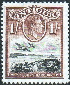 Antigua 1938 1/-  St John's Harbour  MH