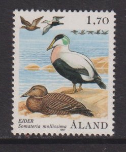 Aland islands   #12   MNH  1987 sea birds 1.70m