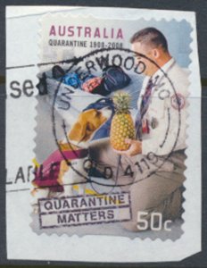 Australia  SG 3021  SC# 2895 Used  SA Quarantine see details scan    