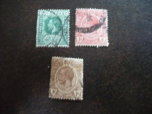 Stamps - Gold Coast - Scott# 69, 70, 84 - Used Partial Set of 3 Stamps