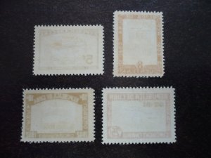 Stamps - Cuba - Scott# C57-C60 -Mint Hinged Set of 4 Air Mail Stamps