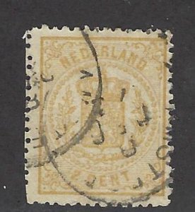 Netherlands SC#21 Used F-VF SCV$15.00...Take a Look!