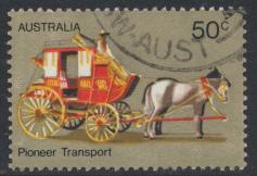 Australia  Sc# 536  Pioneer Life Transport  Stage Coach   Used 