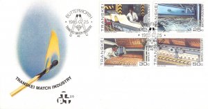 G010 South Africa Transkei 1985 Match Industry FDC