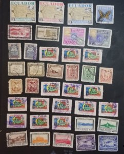 ECUADOR Used Stamp Lot T903