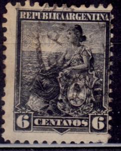 Argentina, 1899-1903, Liberty Seated, 6c, sc#128, used
