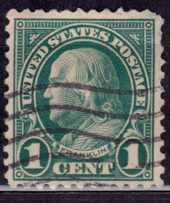 United States, 1922-25, Franklin, 1c, sc#552, used