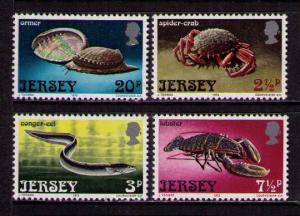 JERSEY GB Sc# 91 - 94 MNH FVF Set4 Eel Lobster Crab Ormer