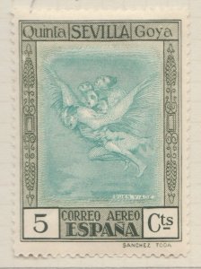 1930 SPAIN Air Post Goya 5c MH* Stamp A29P4F30938-