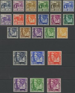 Netherlands Indies 164-88 less 168, 173 * mint HR (2306B 239)
