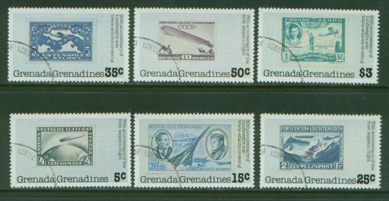 Grenada Grenadines Stamp on Stamp 263-268 CTO VF NH