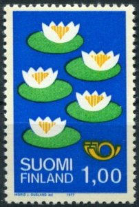 Finland Sc#594 MNH, 1m ultra & multi, Norden 1977 (1977)