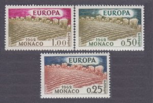 1962 Monaco 695-697 Europa Cept 2,00 €