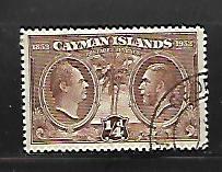 CAYMAN ISLANDS, 69, USED, KING WILLIAM IV, KING GEORGE V