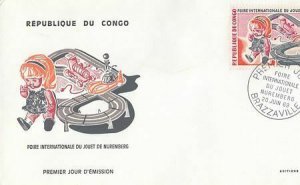 Congo Scott C83 FDC - Intl. Toy Fair, Nuremberg Germany