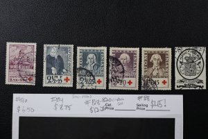 1931-1937 Finland Semi-Postal Bundle Several Different Sets Used