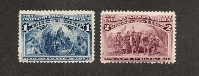 Sc# 230 & 231 MNH (crinkled gum) - see images         /          Lot 0224133