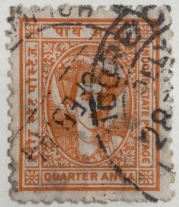 AlexStamps INDIA - INDORE #15 VF Used 