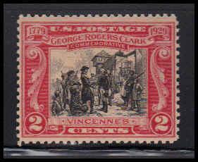  651 Barely Clears MNH O5445