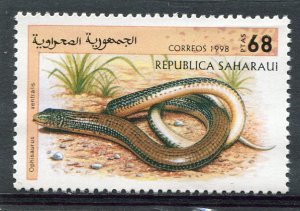 Sahara Republic 1998 SNAKE 1 value Perforated Mint (NH)