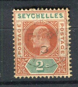 SEYCHELLES; 1906 early Ed VII issue fine used 2c. value