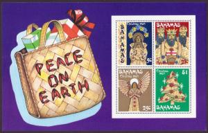 Bahamas 1980 Christmas Minisheet SG577 MH