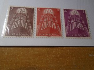 Luxembourg  #  329-31  MNH  Europa